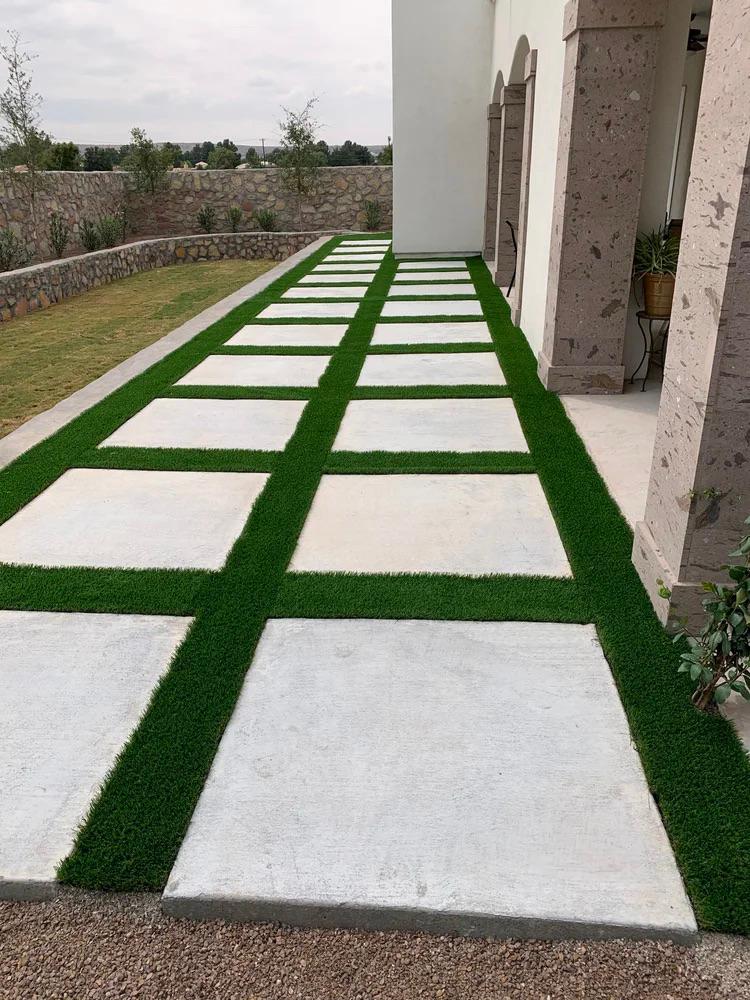 After landscaping